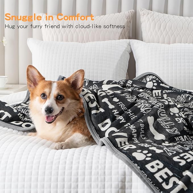 Waterproof Dog Blankets Pet Blanket, Soft Fluffy Sofa Car Bed Protector - Image 5