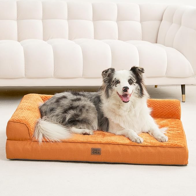 EHEYCIGA Memory Foam Dog Bed Large Size Dogs, Orthopedic Dog Bed Large - Image 9