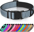 Joytale Reflective Dog Collar, Soft Neoprene Padded, Metal D-Ring, Nylon Pet by Joytale