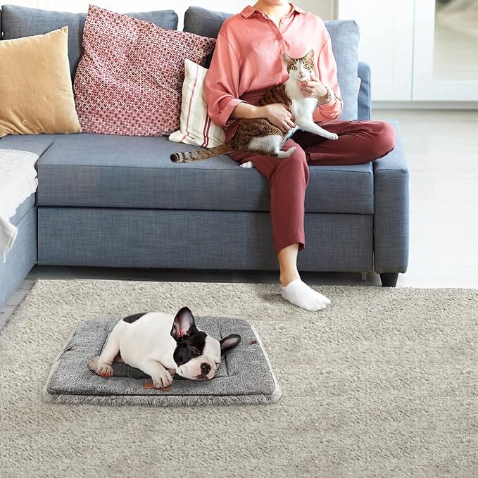 Cat Bed Self Warming, Foldable Self Heated Cat Mat Heating Pad 24 x 20 inch - Image 7