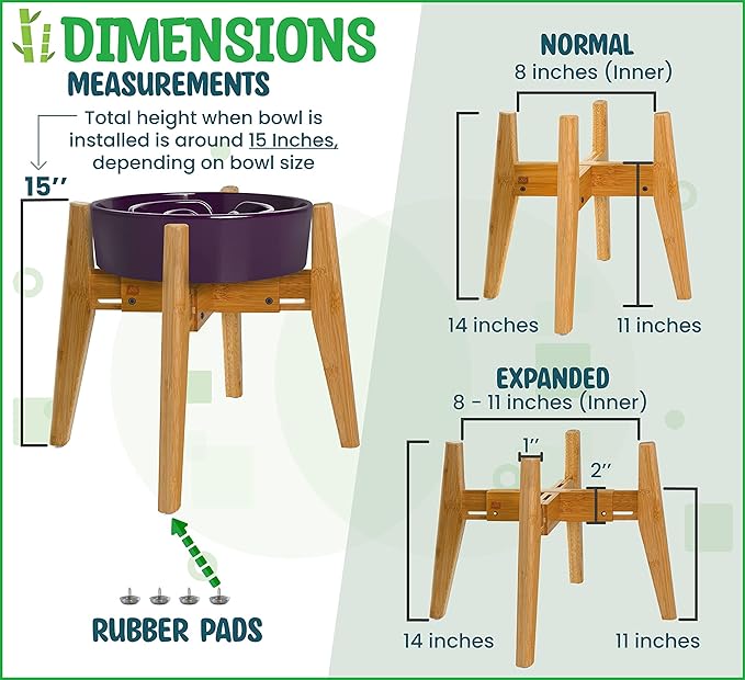 Dog Bowl Stand - Ideal for Large Breeds, Use to Elevate, Raise Pet Dishes - Image 5
