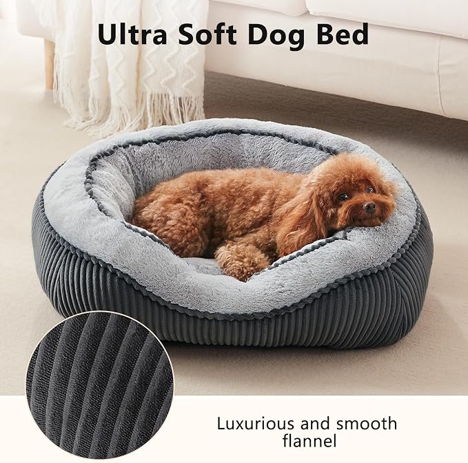 SIWA MARY Medium Dog Bed for Medium Large Dogs, Rectangle Dog Bed Medium Size - Image 4