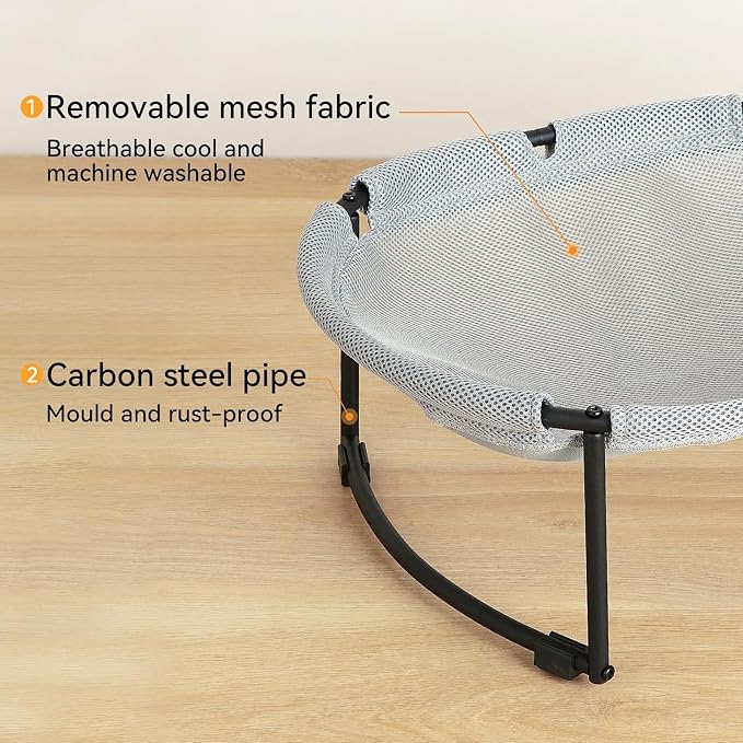 Cat Bed Hammock, Free-Standing Elevated Cat Bed - Image 3