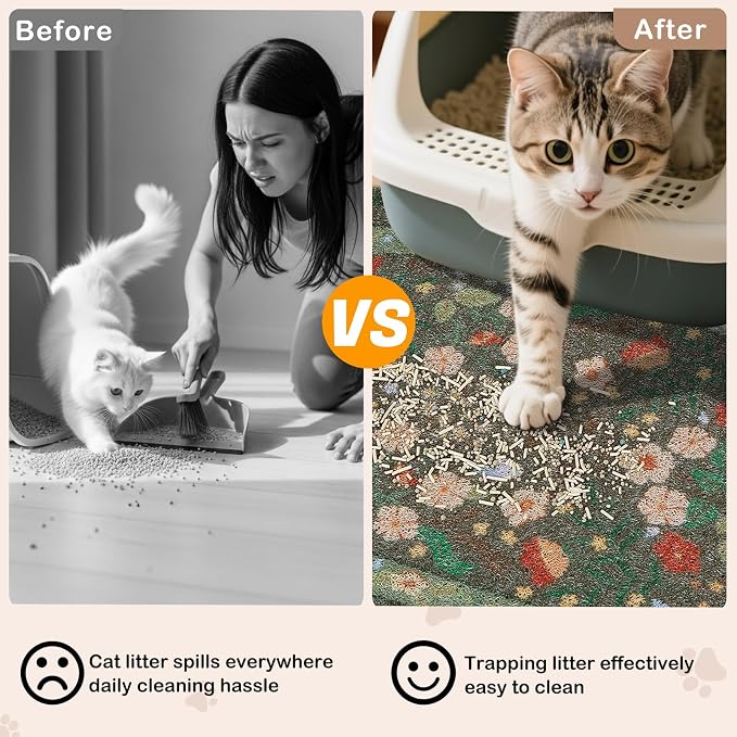 Bienbee Cat Litter Mat, Urine and Water Proof - Image 2