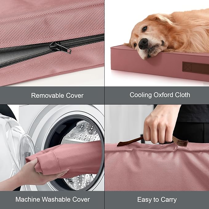 Outdoor Dog Bed for Small Dogs, Waterproof Dog Crate Bed for Medium Dogs Cats - Image 6