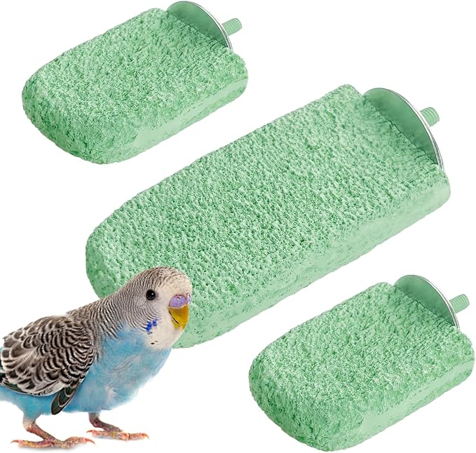 3Pcs Beak Grinder for Birds: Parakeet Beak Grinding Stone&Nail Trimming by Unknown