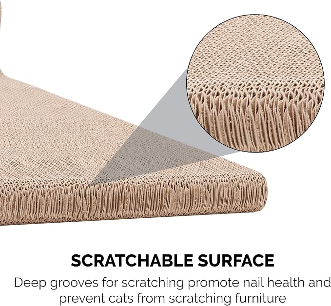 Furhaven 2-Pack Scratching Boards w/ Catnip & Wall-Mounting Hooks - Image 6