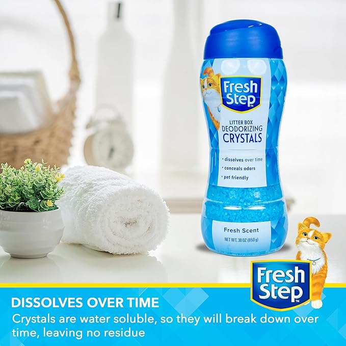 Fresh Step Cat Litter Crystals Deodorizer, Non Toxic Odor Neutralizing Crystals - Image 4