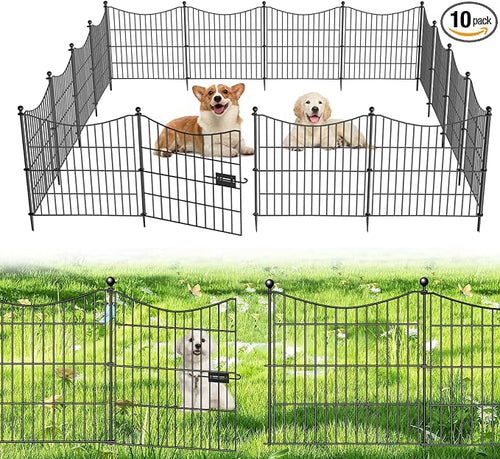10 Panels Decorative Garden Fence by OutdoorFence