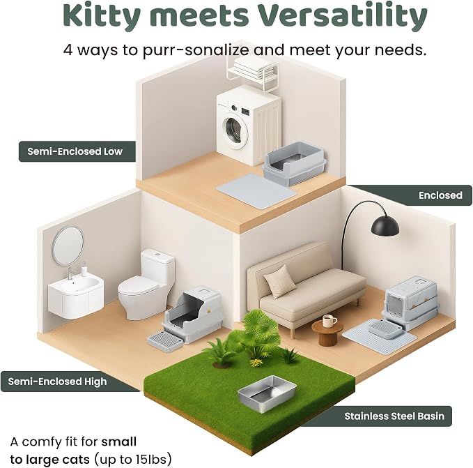Stainless Steel Litter Box - Image 6