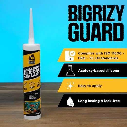 Aquarium Silicone Sealant Black 2x10.14 Fl oz Cartridge - Image 5