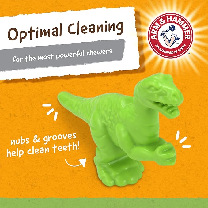 Arm & Hammer for Pets Nubbies Dental Toys T-Rex Dental Chew Toy for Dogs Best - Image 4
