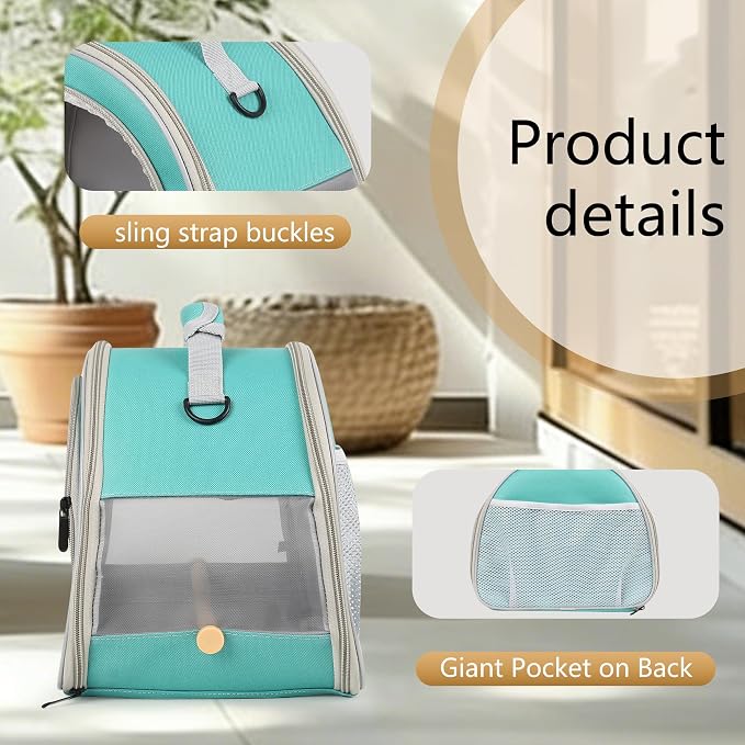 halinfer Small Bird Travel Carrier - Image 3