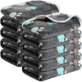 Tegeme 8 Pcs Fleece Dog Blankets by Tegeme