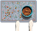 Absorbent Pet Dog Bowl Mat for Food and Water, Pet Cat Food Feeding Mat by Ideasonna