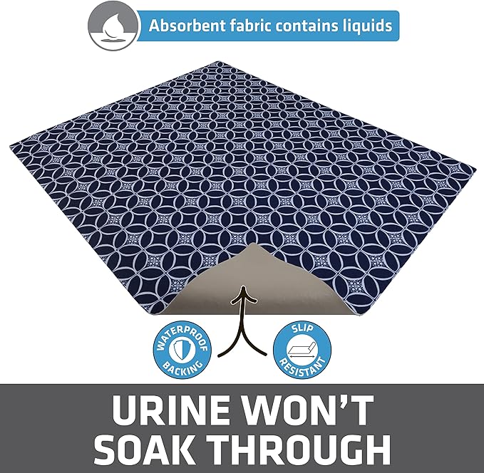 Drymate Cat Litter Box Mat, Litter Trapping Mat, Waterproof, Urine-Proof - Image 3