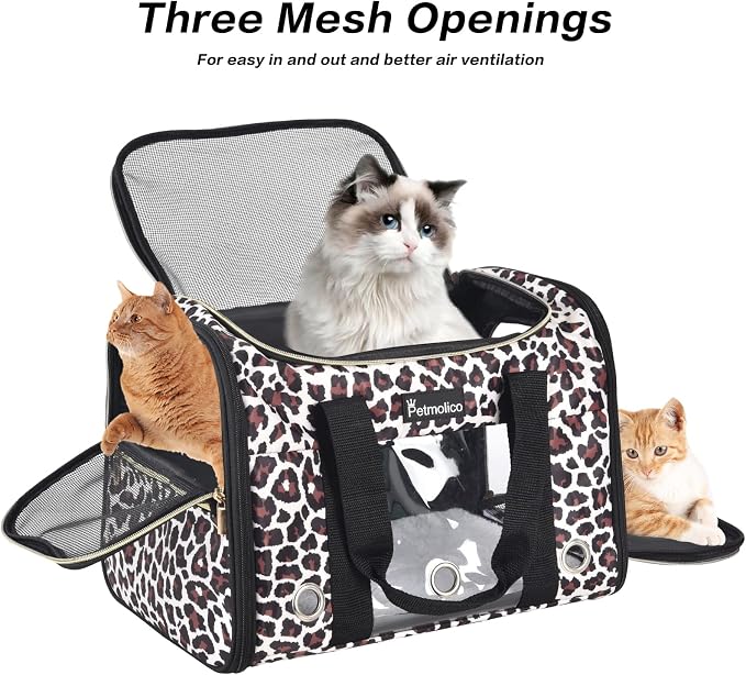 Petmolico Cat Carrier Soft-Sided Pet Bag - Image 3