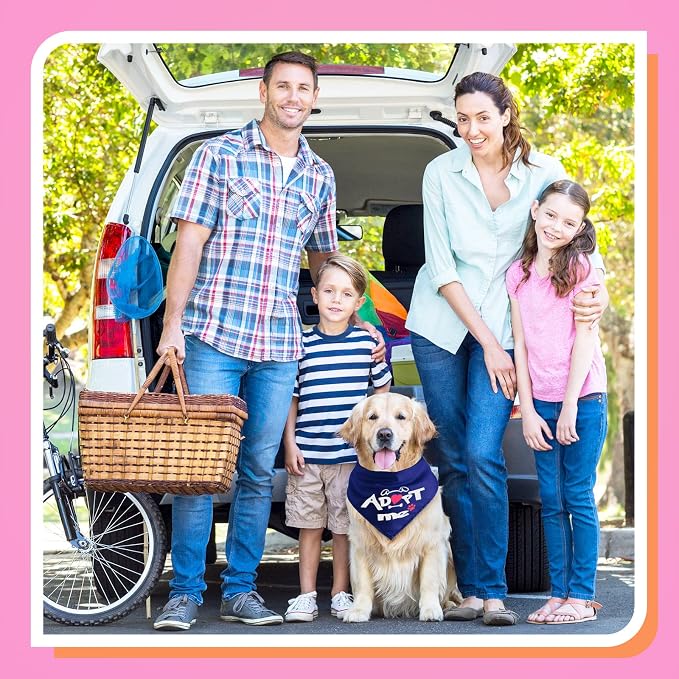 40 Pieces Adopt Me Dog Bandanas Bulk Multi Colors Bibs Triangle Dog Washable - Image 7