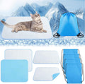 Chunful 4 Pack Pet Cooling Mat 18 x 14 Inches Cooling Pads by Chunful