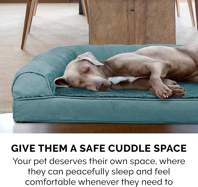 Furhaven Orthopedic Dog Bed for Large Dogs w/ Removable Bolsters & Washable - Image 10