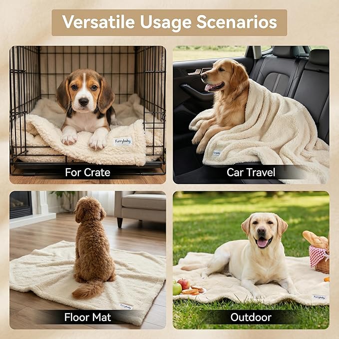 furrybaby Dog Blanket Soft Dog Blankets - Image 7