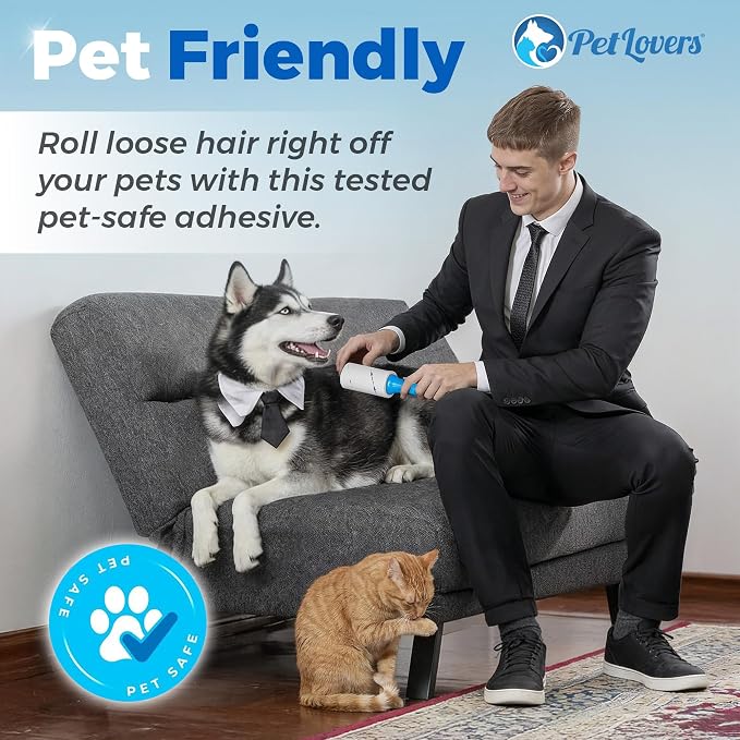 PetLovers Extra Sticky Lint Roller Value Set 270 Sheets - Image 4