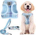 PUPTECK Adjustable Dog Harness Collar and Leash Set Step in No Pull Pet Harness by PUPTECK