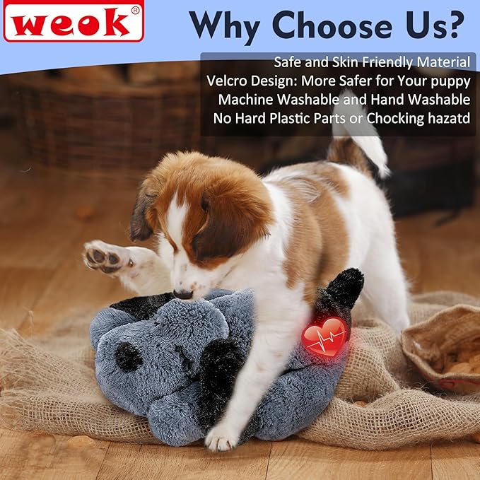 Heartbeat Dog Toy for Puppy- Heartbeat Helps for Dog Anxiety Relief and Calming - Image 3