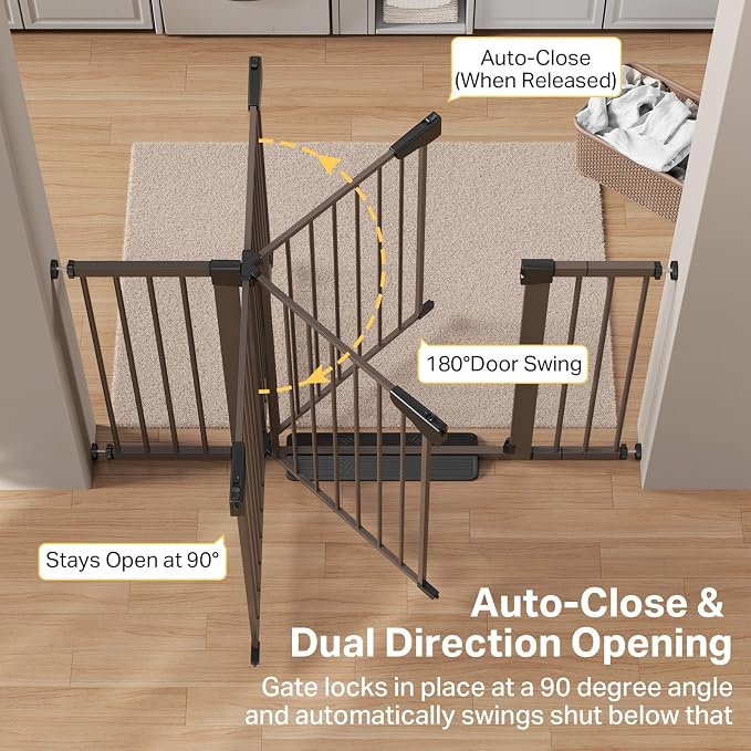 Cumbor 29.7"–51.5" Extra Wide Baby Gate - Image 5