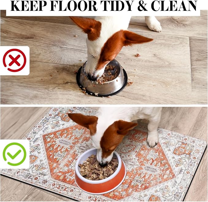 Eco-Friendly Boho Pet Feeding Mats - Image 3