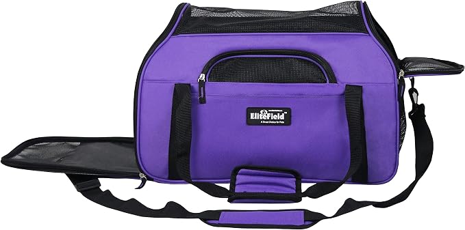 EliteField Soft Pet Carrier Soft Sided Dog Puppy Cat Carrier Travel Bag - Image 2