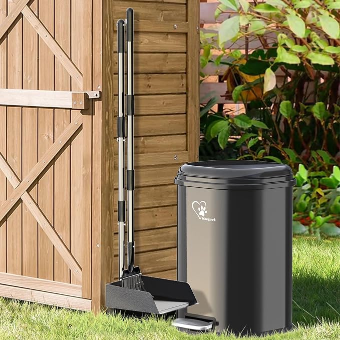 Dog Poop Trash Can Outsides, 18L/4.76 Gal Portable Waste Bin - Image 6