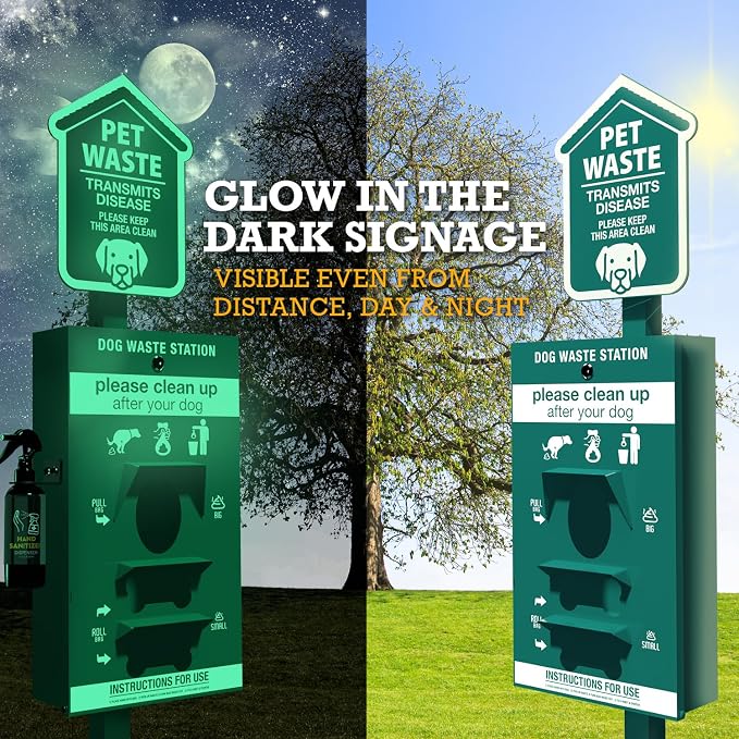 ALAGPRO® Pet Waste Station Outdoor Dog Waste Station - Image 5