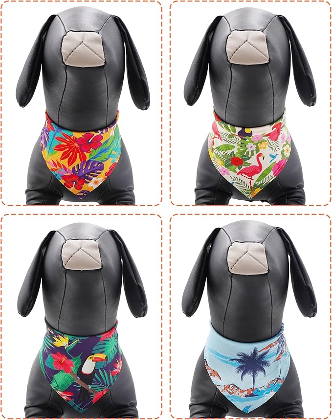 PET SHOW 50 Pack Hawaiian Dog Bandanas Bulk - Image 4