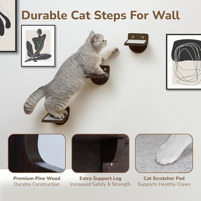 PURRHOUSE 45LBS Capacity Cat Window Perch - Image 3