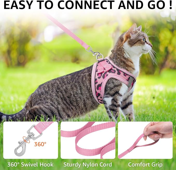 SCENEREAL Cat Harness & Leash Set Escape Proof - Image 6