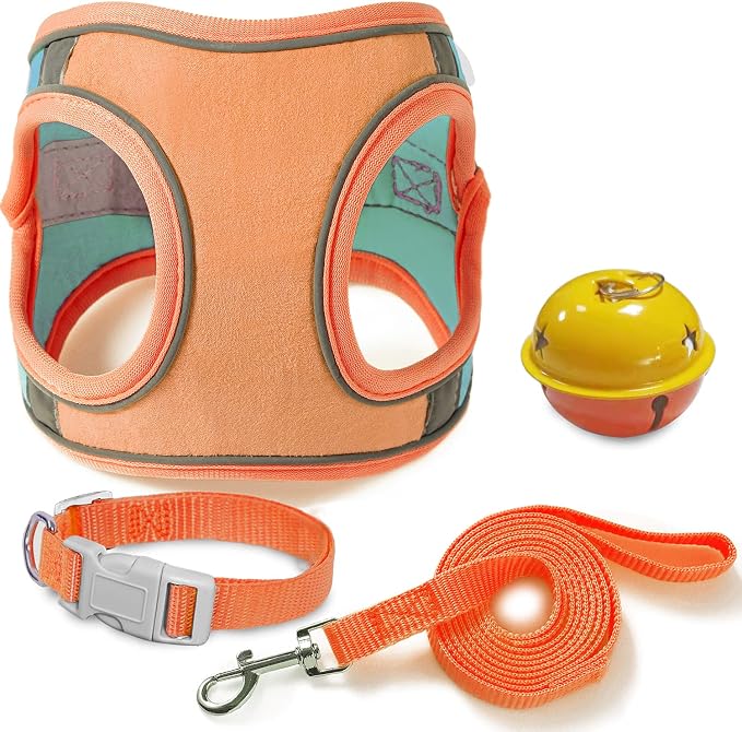 JSXD Cat Harness, Leash and Collar Set, Escape Proof Kitten Vest Harness - Image 6