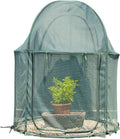 Round 4'x4' Large Plant Mesh Cover 4.9FT Tall Crop Netting Cage Pest Guard Cover by porayhut