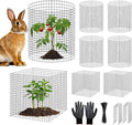 30Pcs Plant Protector from Animals, 10 Pack 12'' x 12'' Wire Plant Protectors by APOCHON