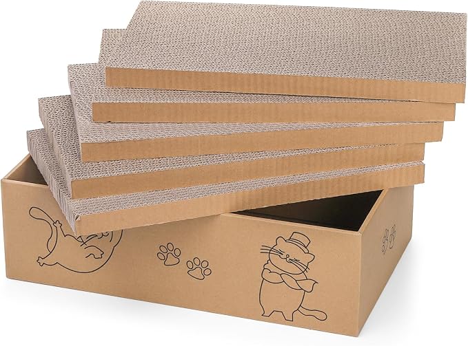 Nicunom 5 Packs in 1 Cat Scratcher by Nicunom
