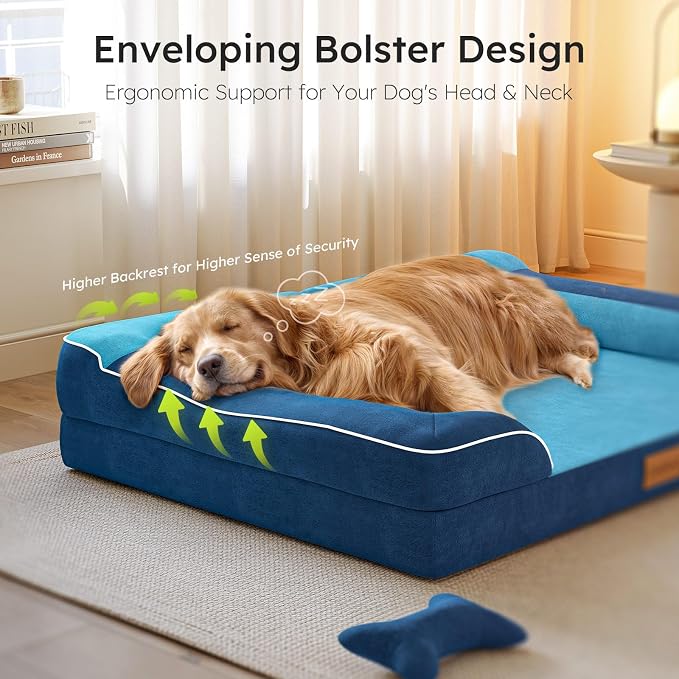 XXL Dog Bed for Extra Large Dogs, Giant Orthopedic Dog Bed - Image 4
