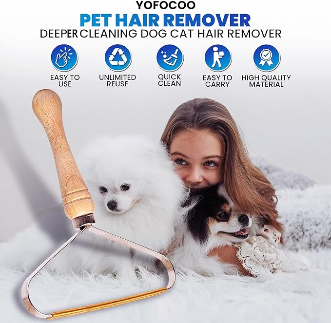 2-Pack Pet Hair Removal Tool - Image 2
