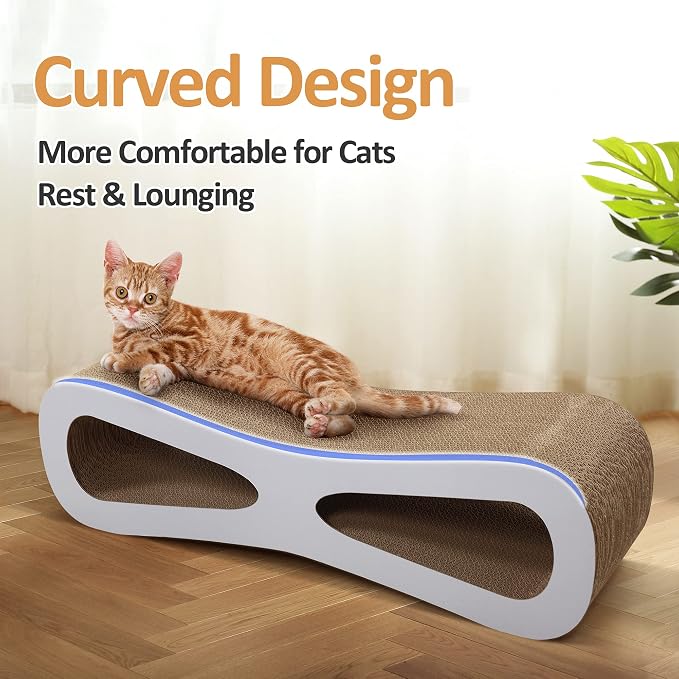 COZIWOW Cat Scratcher Lounge, Cat Scratching Board, Cardboard Lounge Bed - Image 7