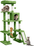 Yaheetech Cat Tree Cat Tower, 63in Multi-Level Cat Tree by Yaheetech