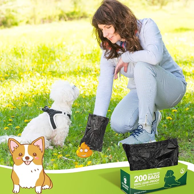 Sherr 10 Boxed Rolls 2000 Counts Dog Poop Bags Bulk Leak Proof Dog Waste Bags - Image 3