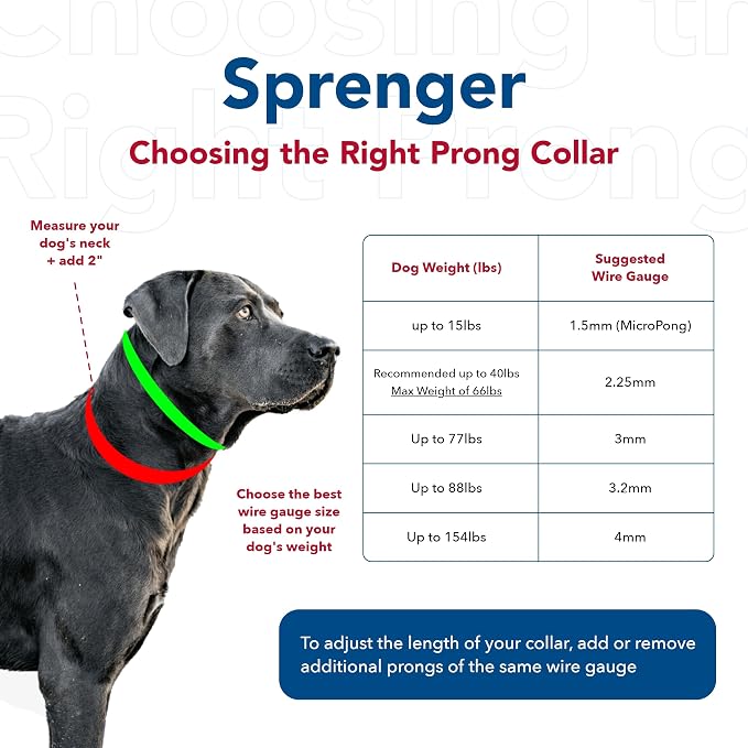 Herm SPRENGER Ultra-Plus Prong Dog Training Collar, 4 mm x 21" Neck Size - Image 7
