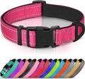 Joytale Reflective Dog Collar, Soft Neoprene Padded, Metal D-Ring, Nylon Pet by Joytale
