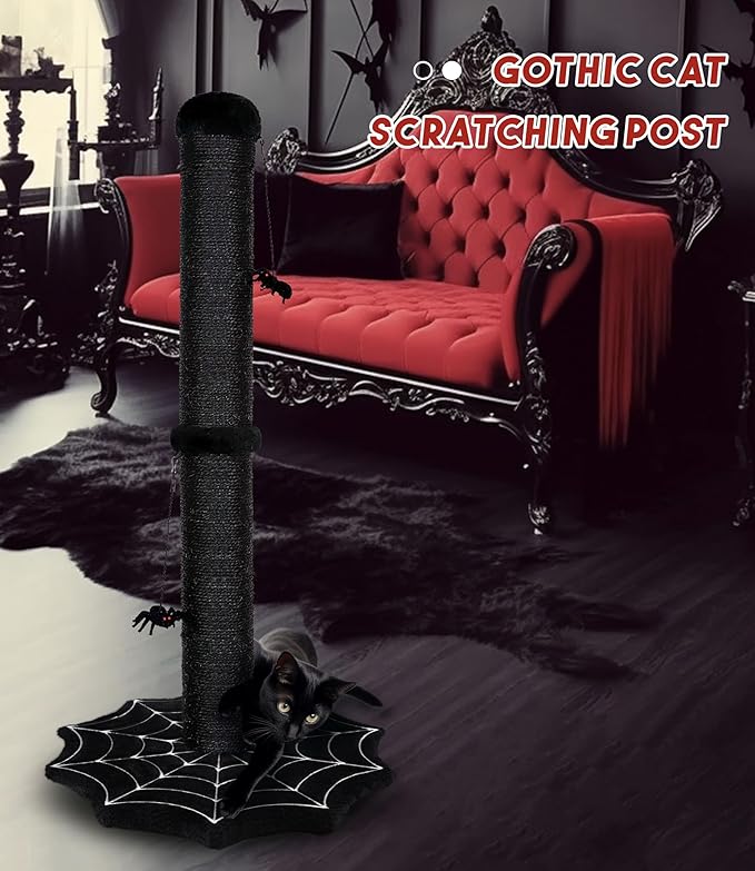 Gothic Cat Scratching Post - Image 2
