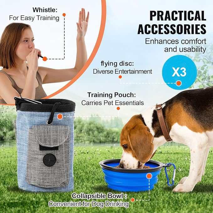 VEVOR Dog Agility Course Backyard Set, 2 Tunnels - Image 7