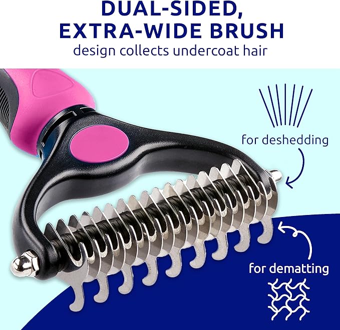 Pat Your Pet Deshedding Dog Brush - Image 4